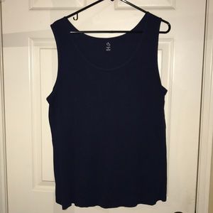 Dress barn 2x dark blue tank